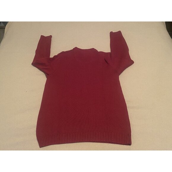 Retreat Sweater Men's Red Medium (40) Cotton Long Sleeve Shirt Preppy - Picture 4 of 6